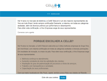 Tablet Screenshot of cellb.com.br